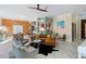 Inviting living room with open design, fireplace, and comfortable seating arrangement at 3951 Palau Dr, Sarasota, FL 34241