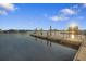 Boat dock for residence at 1007 3Rd E St, Palmetto, FL 34221