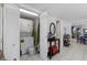 Well-organized laundry area adjacent to the kitchen and living area at 5807 De Palmas Ave, Holmes Beach, FL 34217