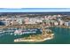 Beautiful overhead shot of the Sarasota skyline, marina, and surrounding cityscape at 101 S Gulfstream Ave # 7B, Sarasota, FL 34236