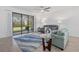 Comfortable living room with lanai access, plush seating, stylish rug, and plenty of natural light at 2081 Gardenia Ave, Port Charlotte, FL 33953