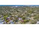 Bird's-eye view showcasing the property's location and surrounding neighborhood with city views at 2377 Burton Ln, Sarasota, FL 34239