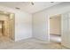 Bright bedroom with neutral carpet, closet, and ensuite bathroom for added convenience at 3823 Parkridge Cir # 1-101, Sarasota, FL 34243
