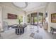 Community lobby showcasing elegant decor, tile floors, and comfortable seating at 5556 Cantucci St, Nokomis, FL 34275