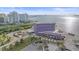 Overhead view of the Van Wezel Performing Arts Hall near the water at 888 Blvd Of The Arts # 1008, Sarasota, FL 34236