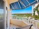 Balcony overlooking scenic waterway, perfect for enjoying the outdoor view at 2424 Placida Rd # C104, Englewood, FL 34224