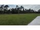 Large grassy area completely enclosed by a metal fence at 9978 Bright Water Drive, Englewood, FL 34223