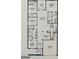Functional four-bedroom floor plan with open living spaces, a Primary suite, and an island kitchen layout at 2668 Averland Loop, North Port, FL 34287