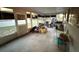 Enclosed sunroom with lots of windows for natural light and views of the backyard at 3054 Mancini Ter, Punta Gorda, FL 33983