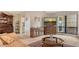 Stylish living room features a flat screen television and decorative furnishings at 3119 Glen Elyn Blvd # 9, Sarasota, FL 34237