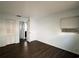 Bedroom boasts wood-look floors, a closet, and a window for natural light at 6024 Arlene Way, Bradenton, FL 34207