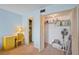 Bedroom with a closet and desk area at 6116 43Rd W St # 204D, Bradenton, FL 34210