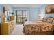 Bright bedroom with an access to balcony at 6116 43Rd W St # 204D, Bradenton, FL 34210