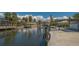 Canal views on a sunny day with palm trees at 619 Buttonwood Dr, Longboat Key, FL 34228