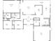 Detailed floor plan showcasing the layout with bedrooms, bathrooms, kitchen, living areas, and garage dimensions at 710 Birdsong Ln, Sarasota, FL 34242