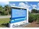 Attractive Nathan Benderson Park sign with lush landscaping and clear directions for visitors at 7632 Plantation Cir, Bradenton, FL 34201