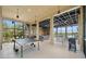 Game room offering activities such as ping pong and billiards, complemented by scenic outdoor views at 11419 Gallatin Trl, Parrish, FL 34219