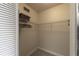 Walk-in closet with shelving, and hanging rods at 3810 75Th W St # 123, Bradenton, FL 34209