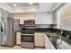 Updated kitchen featuring stainless steel appliances and granite countertops at 4608 Park Acres Dr, Bradenton, FL 34207