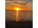 Stunning beach view with an amazing sunset and beautiful ocean horizon at 625 Duchess Blvd, Dunedin, FL 34698