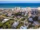 Gorgeous aerial view of the neighborhood and beach at 721 Cadiz Rd, Venice, FL 34285