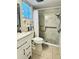 Bathroom with large shower and safety features at 1515 Forrest Nelson Blvd # P107, Port Charlotte, FL 33952