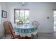 Charming dining room with lots of natural light at 1555 Flower Dr, Sarasota, FL 34239