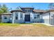 A close up view of the front entrance of a new construction home at 16491 Volkerts Ave, Port Charlotte, FL 33954