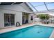 Inviting pool area with screened-in lanai perfect for entertaining and relaxing by the water at 7113 52Nd E Dr, Bradenton, FL 34203