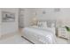 Bright bedroom with a plush bed, plantation shutters and clean decor at 11728 Strandhill Ct, Lakewood Ranch, FL 34202