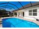 Relaxing screened-in pool and patio area with an outdoor seating area and ample space for entertaining at 11728 Strandhill Ct, Lakewood Ranch, FL 34202
