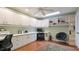 Bright office with built-in cabinets, skylight, and a comfortable workspace at 5135 Riverwood Ave, Sarasota, FL 34231