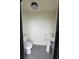 Small bathroom with a pedestal sink and toilet at 5174 Conner Ter, Port Charlotte, FL 33981
