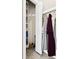 Small closet with shelving and storage space for cleaning supplies and hanging clothes at 13038 Prima Dr, Bradenton, FL 34211