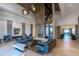 Elegant lobby area featuring modern decor, comfortable seating, and stylish lighting fixtures at 13038 Prima Dr, Bradenton, FL 34211