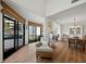 Open-concept living area with dining space at 2012 Harbourside Dr # 2104, Longboat Key, FL 34228