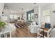 Inviting living space showcasing the kitchen and dining areas in an open layout at 2505 Boone Ct, Sarasota, FL 34237