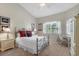 Bright bedroom with neutral walls, carpet flooring, and natural light at 3803 54Th W Dr # 203, Bradenton, FL 34210