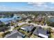 Aerial view of homes in a well-planned community with multiple ponds at 4202 Donnington Dr, Parrish, FL 34219