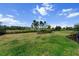 A spacious backyard with lush green grass provides ample room for outdoor activities and relaxation at 4793 Antrim Dr, Sarasota, FL 34240