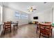 Spacious bonus room with wood floors and ample natural light at 4793 Antrim Dr, Sarasota, FL 34240
