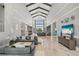 Grand lobby with high ceilings, stylish seating, and modern decor, creating an inviting atmosphere at 5074 Surfside Cir, Bradenton, FL 34211