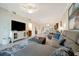 Spacious open-concept living area that connects to the dining and kitchen, designed for comfortable living at 5710 Palmer Cir # 105, Bradenton, FL 34211