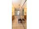 Spacious bathroom with a double vanity, walk-in shower, soaking tub, and tile floors at 7113 91St E St, Palmetto, FL 34221