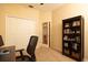 Bedroom has good closet space with a view through to an adjacent room at 7113 91St E St, Palmetto, FL 34221