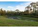 Scenic community view showcasing green common areas with pond, creating a serene and inviting neighborhood atmosphere at 7113 91St E St, Palmetto, FL 34221