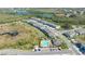Overhead view of a neighborhood featuring a swimming pool at 8612 Milestone Dr, Sarasota, FL 34238