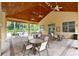 Pool pavilion features seating and overhead fans, providing a great social area at 966 La Costa Cir # 1, Sarasota, FL 34237