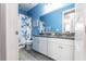 This beautiful bathroom features a double vanity sink, decorative mirrors, and a full bath at 11679 Renaissance Blvd, Venice, FL 34293