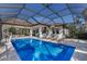 Stunning screened pool area with a covered outdoor kitchen and dining and lounge areas, perfect for entertaining at 19424 Ganton Ave, Lakewood Ranch, FL 34202